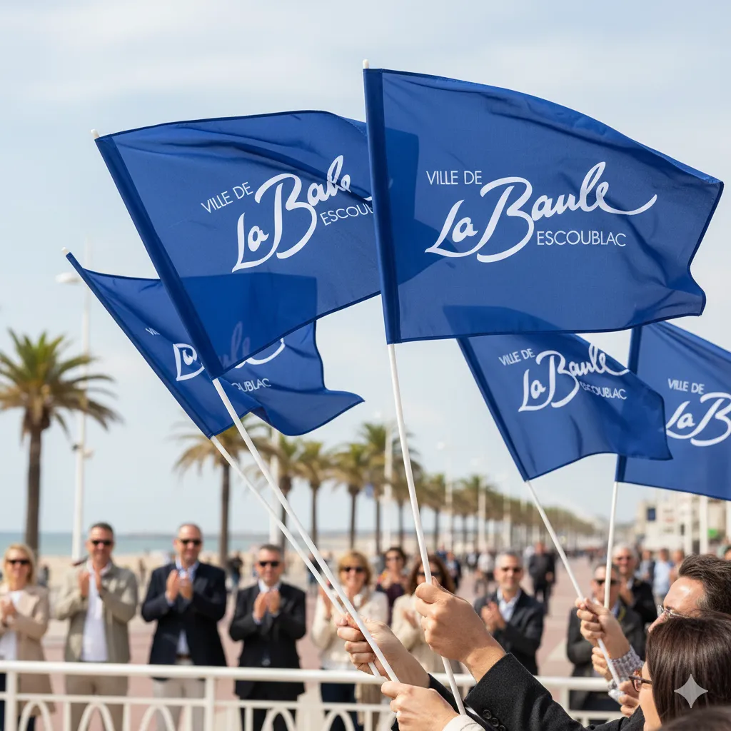 DRAPEAU MANIFESTATION LA BAULE